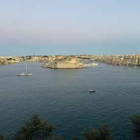 Fort St. Angelo in Birgu, overlooking the Grand Harbour in Malta 