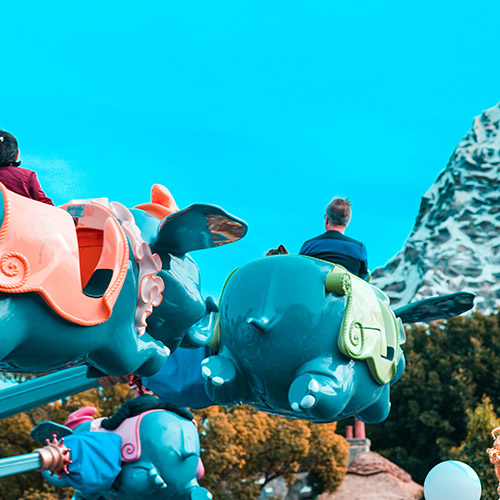 Dumbo Ride at Disneyland