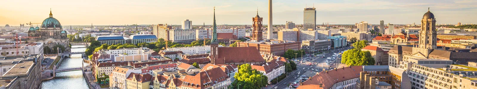 Downtown Berlin Aerial